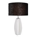 Elegant Table Light with Black Pleuche Lampshade (E27 Bulb Base)