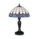 16 Inch Tiffany-style Double Blue Line Edge Table Lamp (0835-G161119)