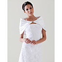 Satin With Rhinestone Clasp Bridal Wedding/ Special Occasion Shawl