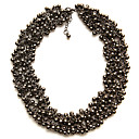 Two-way Wearing Double Layered Beads Necklace / Women's Necklace (FF-Z-CC1306001)