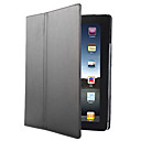 Etui de Protection en Cuir PU + Support pour iPad 2 - Noir