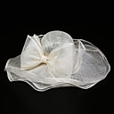 Lovely Flax With Bowknot Wedding/Partying/Honeymoon Hat