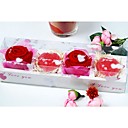Red Rose Towels with Heart-shaped Soaps Set(set of 2)
