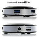 USB 3.0 hub de vitesse super 7-port