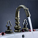 Luxus verbreitet Waschbecken Wasserhahn - antike Messing