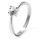 Fashion CZ Cubic Zirconia And Stainless Steel Ring