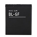  1200mah piles de rechange de téléphone portable BL-6F pour Nokia 6788/6788i/n78/n79/n95 8g