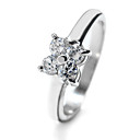 Fashion CZ Cubic Zirconia And Stainless Steel Ring