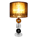 Yellow Table Light with Fabric Lampshade (E27 Bulb Base)