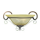 1-light Glass Wall Sconce