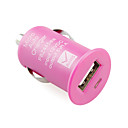 1000mA mini USB Chargeur allume-cigare pour iPhone / iPod / téléphone portable - violet