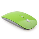 ultra-slim usb ratón inalámbrico de 2,4 GHz (verde)