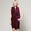 Silk Ruched Kimono Dress