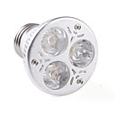 E27 3*1W White 6000-6500k Light Led Lamp Bulb (85-265V)