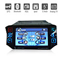 Reproductor DVD 1 Din - 5 pulgadas - GPS - IPOD - Bluetooth - TV - RDS - Frontal Extraíble