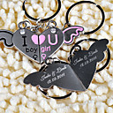 Personalized Key Ring - Angel Heart (set of 6 pairs)