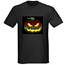 som e música ativado espectro vu metros el visualizador levou t-shirt (4 * aaa)
