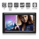 7 Inch Digital Touchscreen 2Din Car DVD Player with GPS Bluetooth DVB-T