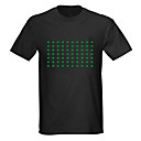 sonores et la musique activée Vu-mètre spectre Visualizer el conduit t-shirt (4 * AAA)