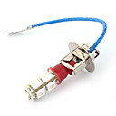 9-LED SMD H3 Car Automotive Fog Bulb Red Light Lamp