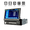 7 pulgadas 1DIN coches reproductor de DVD con RDS Bluetooth TV