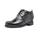 in vera pelle superiore tacco basso stringate / altezza crescente / caviglia avvio formale / scarpe da sposa per uomo