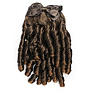 Fashion Princess Style Brown Curly Clip Hair Extension