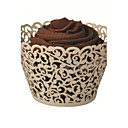 Ivory Laser Cut Cupcake Holders (Set of 12)