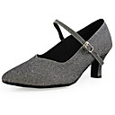 Fabric Upper Dance Shoes Ballroom Modern Shoes for Women