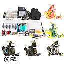 5 Gun Tattoo Kit with  LCD Power and 40 Ink Altogether 1084 pcs
