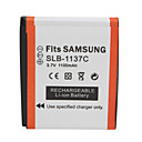 1100mAh 3.7V Digital Camera Battery SLB-1137C for SAMSUNG i7