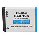 1200mAh Camera Battery SLB-10A for SAMSUNG L310W and More