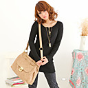 ts malha superior camisola longa