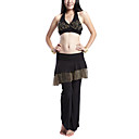 Dancewear Crystal Cotton With Beading Pant Outfit for Ladies