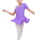 Dancewear Practice Spandex Short Sleeve Ballet Dress  for Kids More Colors