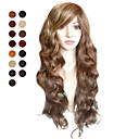Capless Long Light Brown Soft Waves Hair Wig Multiple Colors Available