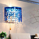 exuberante cristal lámpara de pared con 2 colores