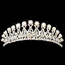 Gorgeous Alloy With Austria Rhinestones/ Imitation Pearl Wedding Bridal Tiara