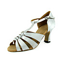 Women Ballroom Satin Upper Dance Shoes Latin Shoes