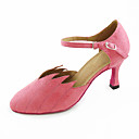 veludo sapatos de dança de salão superior latin / moderno sapatos para mulheres mais cores