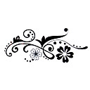 5 Stück Blume wasserdicht temporäres Tattoo (12,5 cm * 6,5 cm)