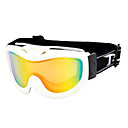 marea blanca niebla de doble lente con gafas contra la capa de esponja de esquí de nieve negro con gafas