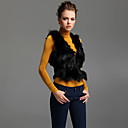 ts zwart vossenbont vest