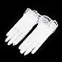 Lace Fingertips Wrist Length Flower Girl Gloves