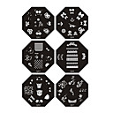 Nail Art Stamp Stamping Image Template Plate Q series 7