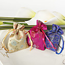 flores chino estilo de impresión a favor bolsa - pequeña (juego de 12)