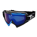niebla doble lente marea-negro y azul con una capa de esponja contra gafas gafas de esquí en nieve