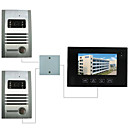 7Inch Touch Screen Video Door Phone (Metal Camera, Support 2 Doors)