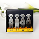 Stainless Steel Smiley Party Forks (Set of 4)
