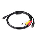 1.5M High Quality USB to AV Cable for Sony VMC-15FS